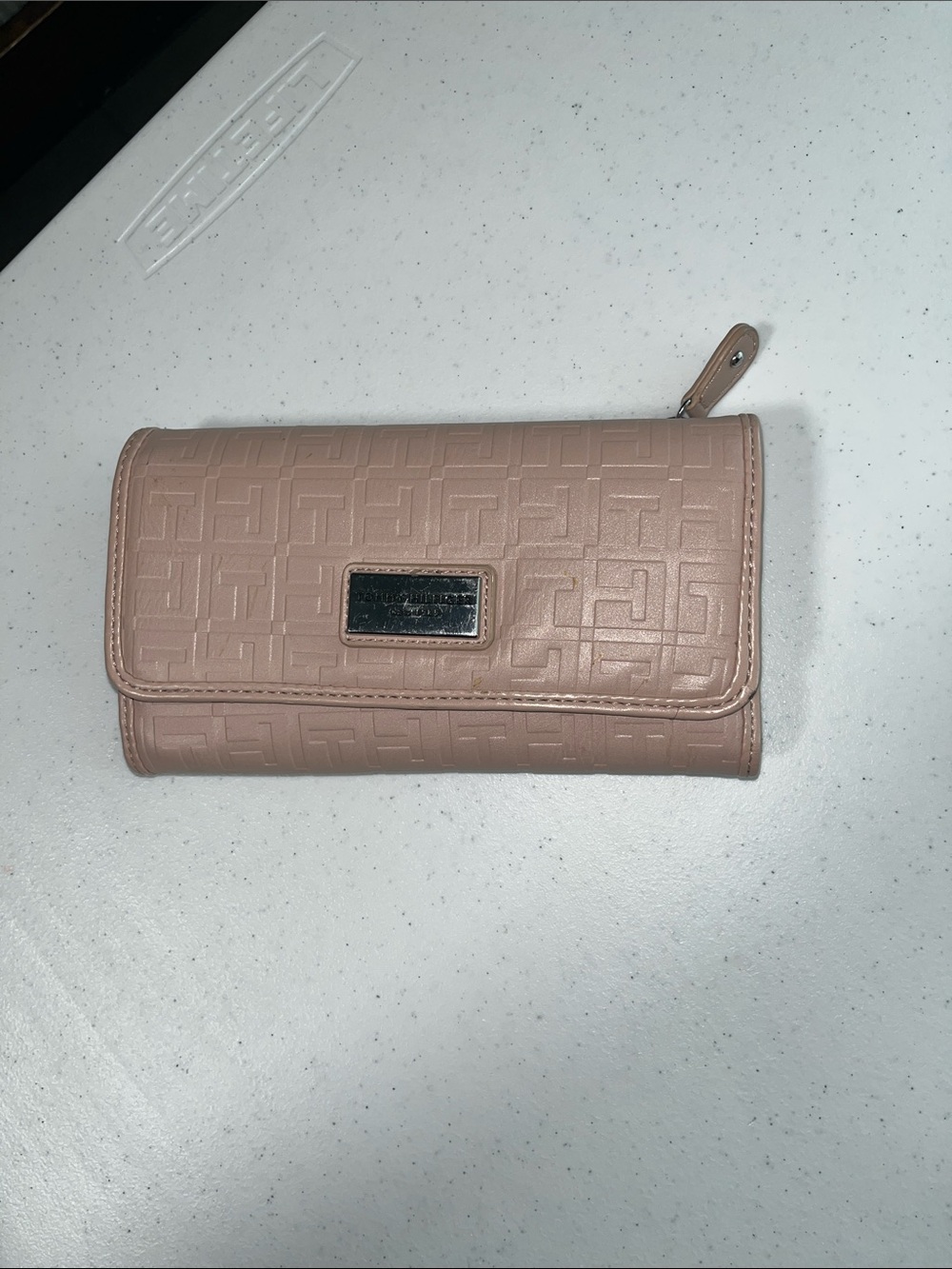 Tommy Hilfiger Quilted Blush Pink Zip Wallet